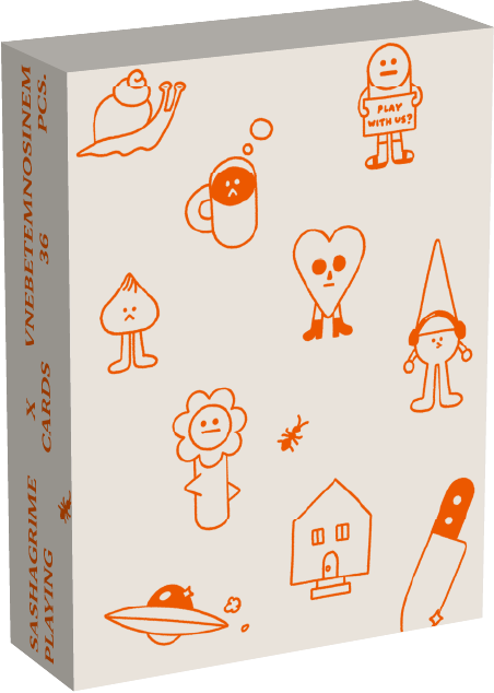 screen printed deck of cards